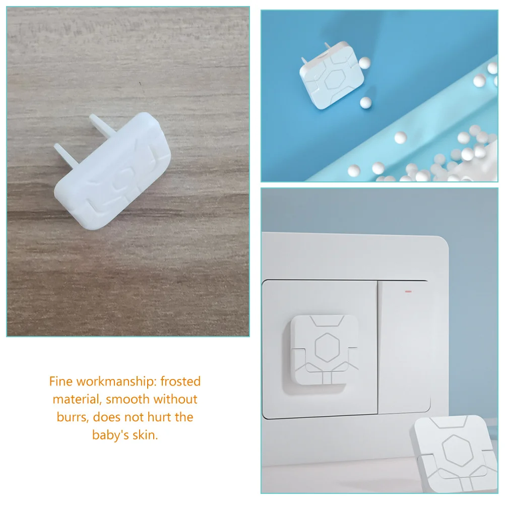 

1Set Outlet Plug Cover Baby Safety Plug Cover Child Proof 2-Prong 3-Prong Electrical Socket Covers Durable Invisible Protector