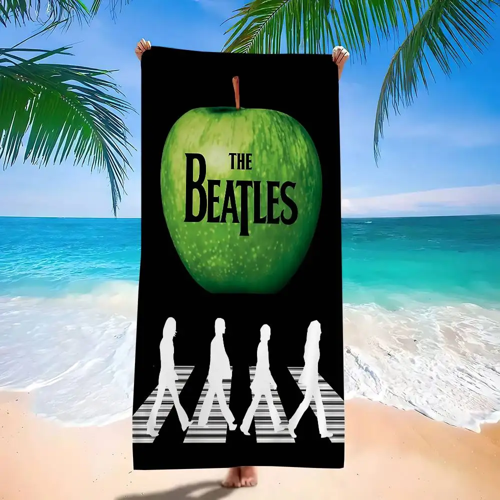 Hot Rock B-Beatles Band Microfiber Blanket Quick Drying Beach Towels Oversized Printing Super Absorbent Pool Towel Blanket