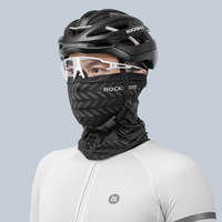 ROCKBROS Sunscreen Mask Summer Ice Silk Riding Facial Mask Anti UV Sweat Absorbing Breathable Sports Scarf Facial Mask Outdoors
