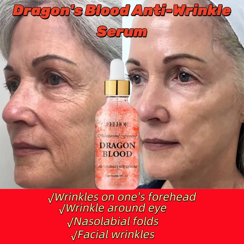 Dragon Blood Fast ริ้วรอยเซรั่ม Placenta Royal Anti-Aging Firming Lifting Whitening Moisturizing Skin Care เครื่องสําอาง