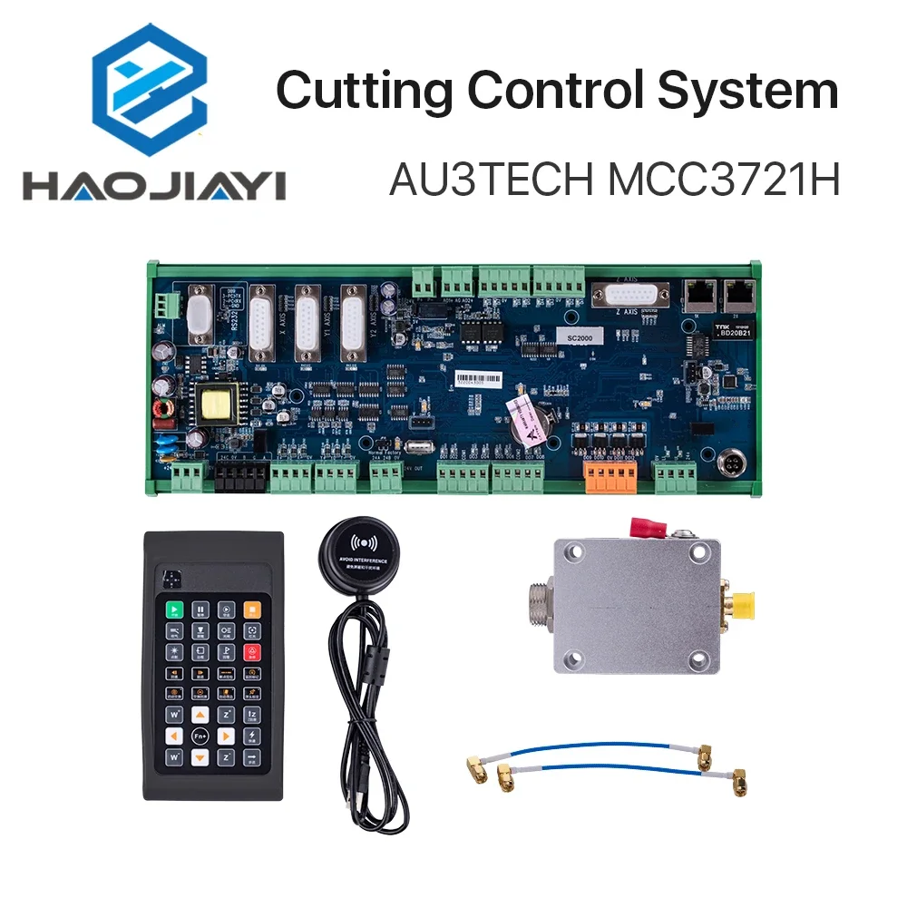 Fiber Cutting Control System AU3TECH MCC3721H with SC1000/2000 Industial Cutting Software for Laser Machine