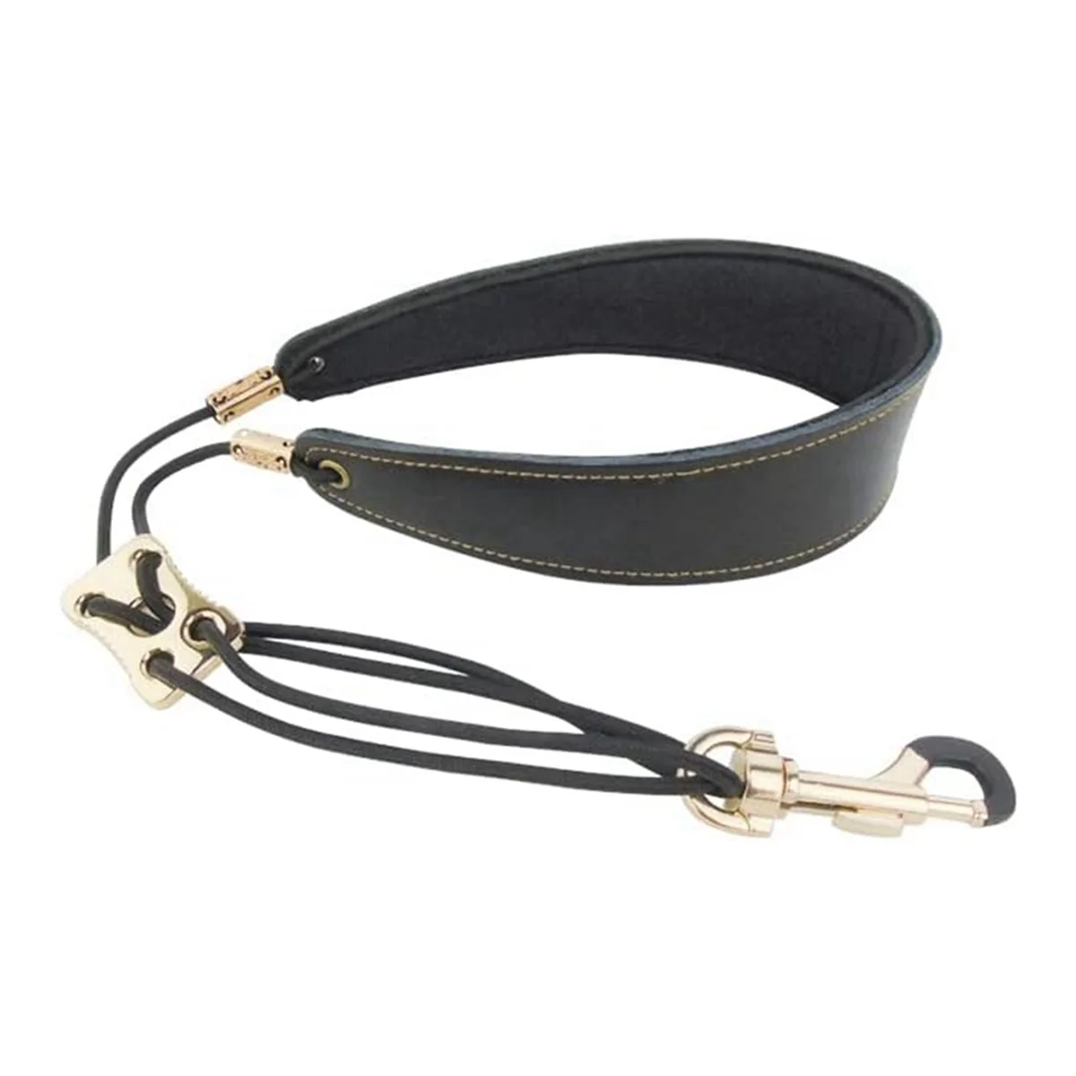 

Шейный ремешок для саксофона Регулируемый шейный ремешок для кларнета Мягкий кожаный мягкий ремешок для саксофона для альт- и тенор-саксофона