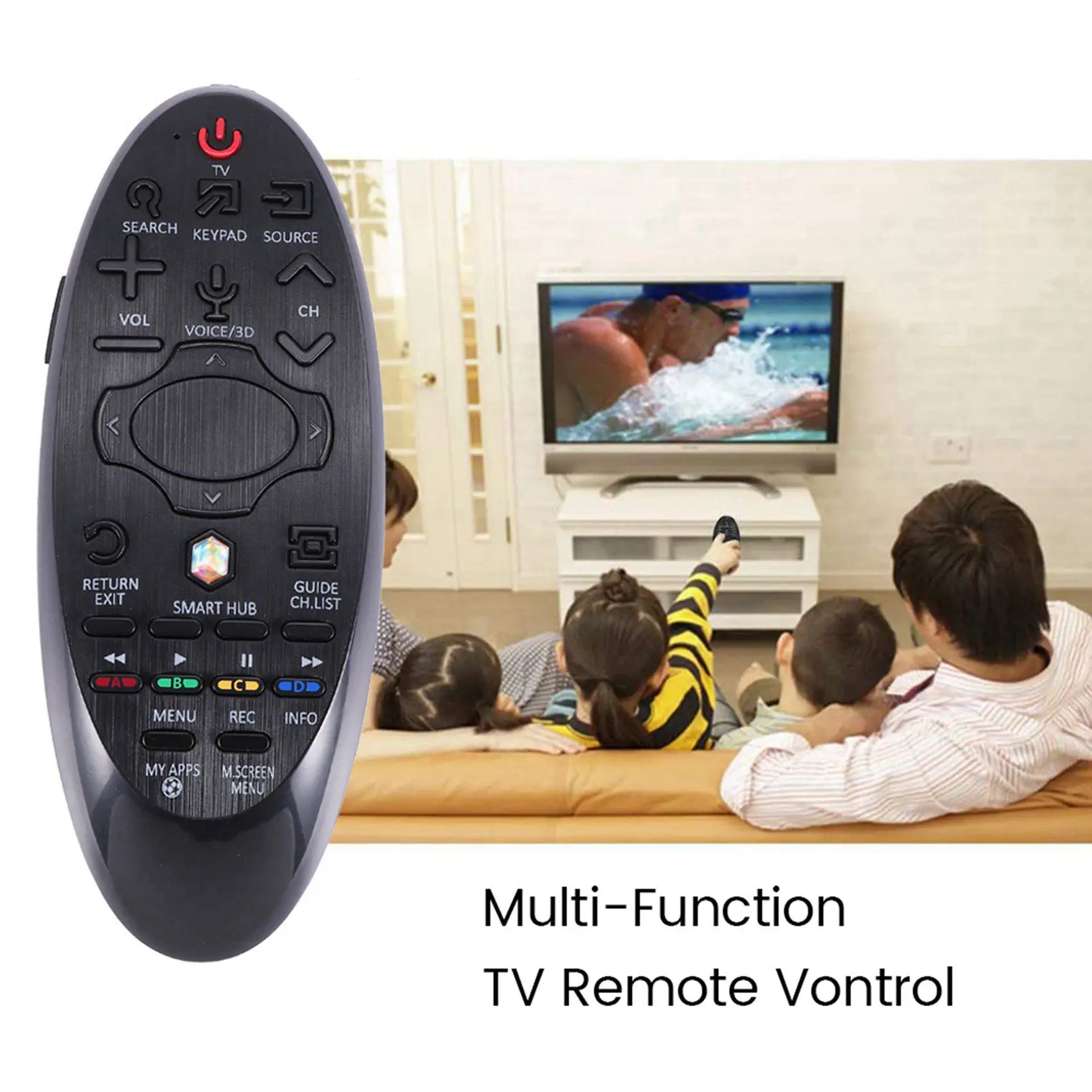 Smart Remote Control for Samsung Smart Tv Remote Control BN59-01182G Led Tv Ue48H8000