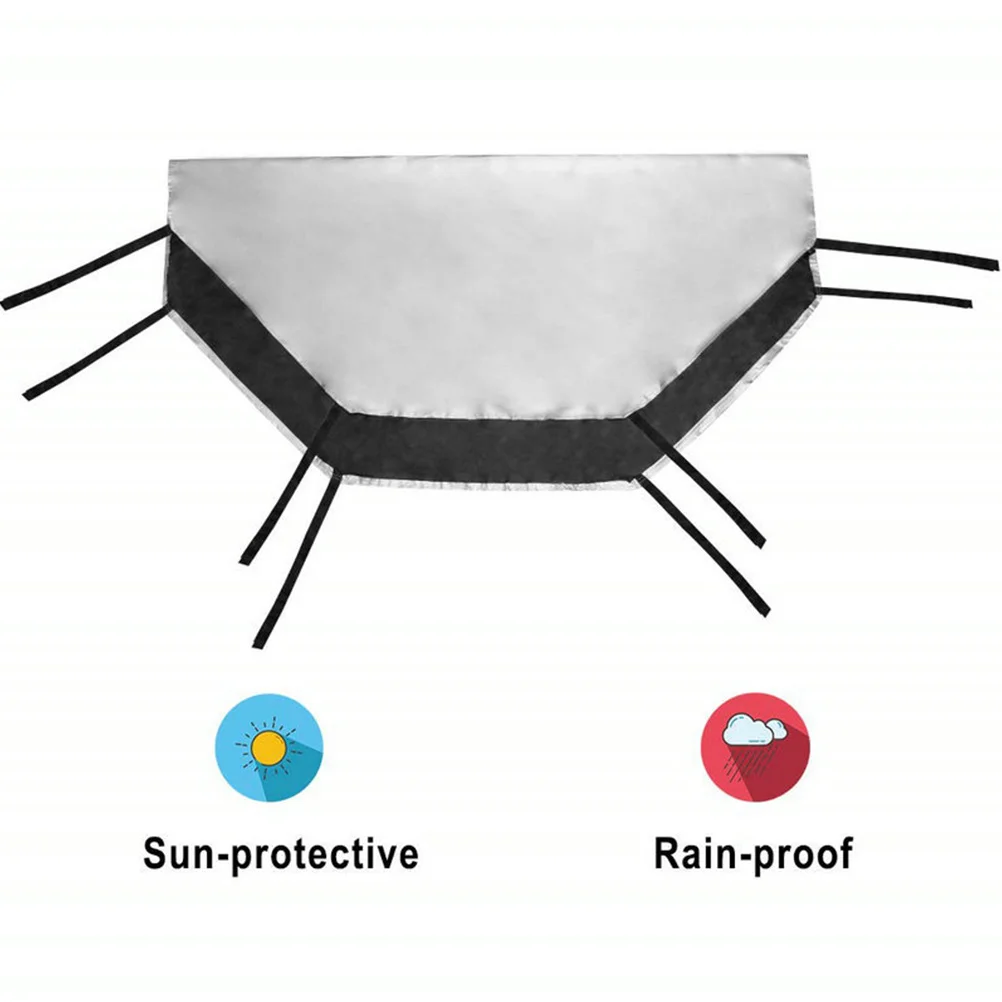 

Waterproof Kennel Top Cover Dog Cage Protection Pet Rain Light Shield 210d Oxford Cloth