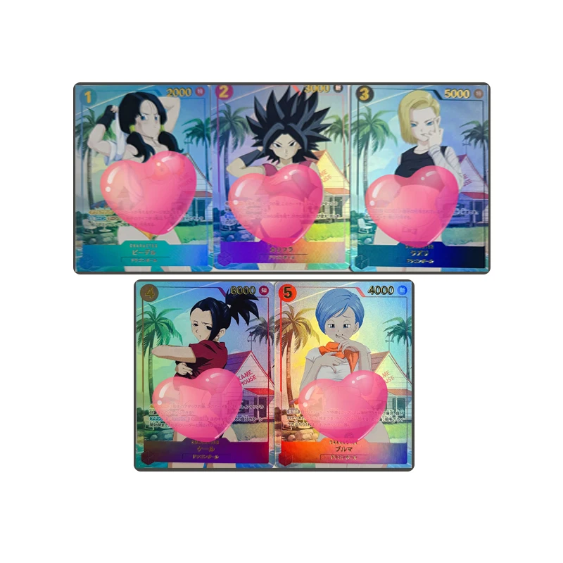 

Dragon Ball Diy Homemade Card cartoon character Bulma Trunks krillin Master Roshi Collectible card toy Christmas birthday gift