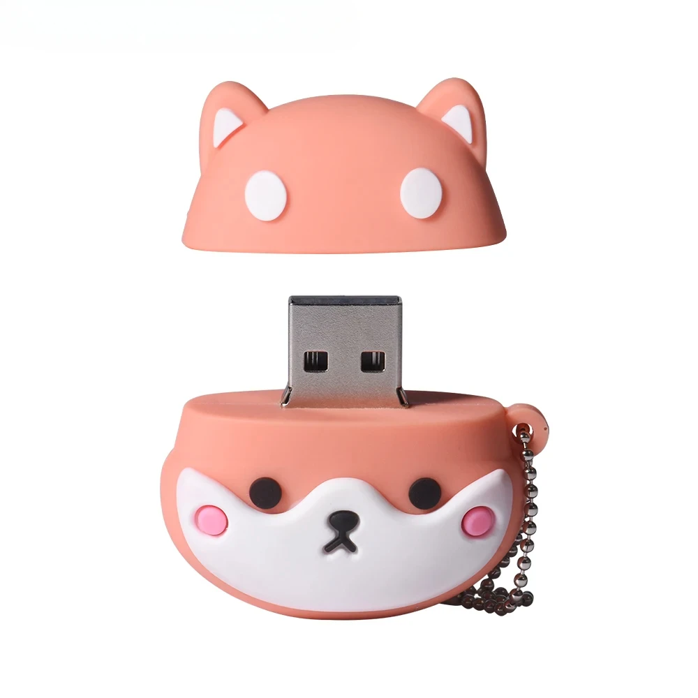 JASTER High Memory Stick Speed Girl 64GB Cartoon Tiger Gifts Cute Pen Drives USB 2.0 Pink 32GB U Disk Green Avocado 16GB 8GB