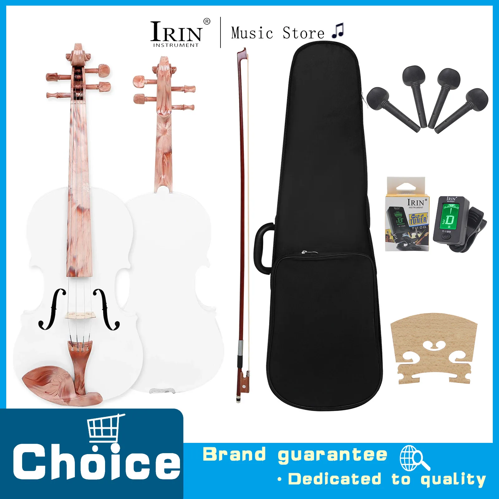 4/4 Violin Solid Wo…