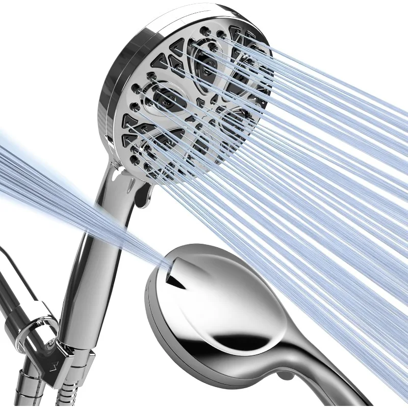 10-Mode Handheld Shower Head with Hose - 5