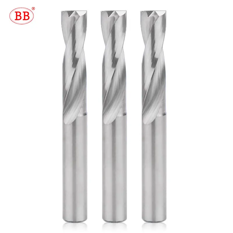 Punta da trapano a fondo piatto BB Strumento di perforazione CNC in metallo duro solido per alluminio 0,5 mm-10,7 mm BF2055