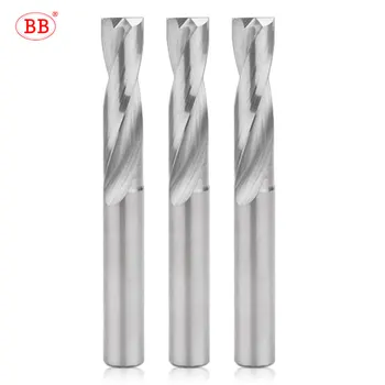 Broca de fondo plano BB, herramienta de perforación CNC de carburo sólido para aluminio de 0,5mm-10,7mm BF2055
