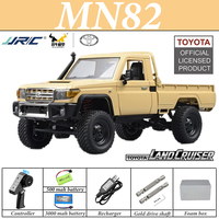 MN82 1:12 Retro Rc Car with LED Lights Full-scale Simulation LC79 Professional 4WD Remote Control Pickup RC Truck Model Toys