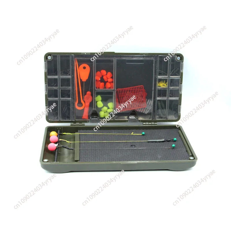 Two fishing accessories boxes, Shi hanging box, wire box, fishing hook storage magnet switch plastic box.