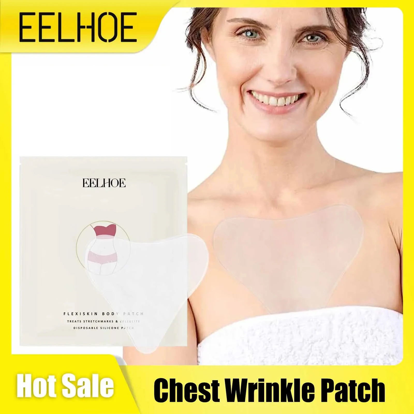 

Anti Aging Silicone Pad Breast Lifting Firming Remove Fine Lines Sticker Prevent Neckline Smoothing Wrinkles Removal Chest Patch