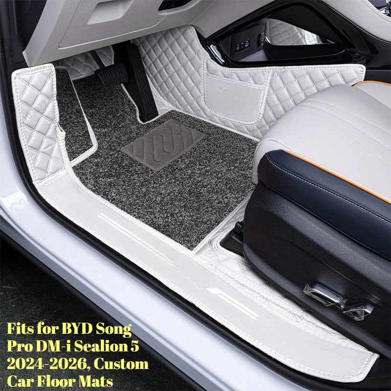 

Fits for BYD Song Pro DM-i Sealion 5 2024-2026, Custom Car Floor Mats, Interior Decoration and Modification Accessories durable