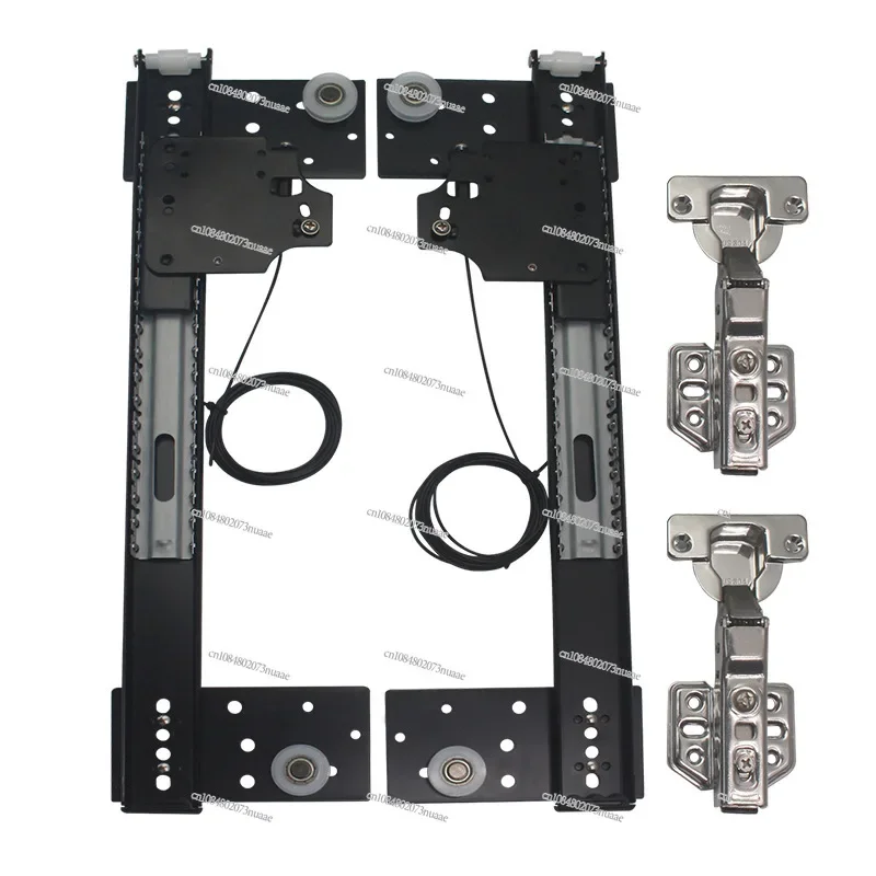 

Hidden Folding Swing Door Slide Rail Cabinet Telescopic Side Mounted Inverted Plug-in Cabinet Track Hardware Accessories