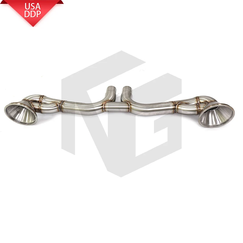 

ING Exhaust System Performance catback for Porsche 911 992 GT3 Customized stainless steel straight-through tail section
