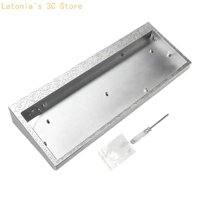 Mechanical Keyboard Build Case with Aluminum Housing and Internal Posts for EV63 X3UB
