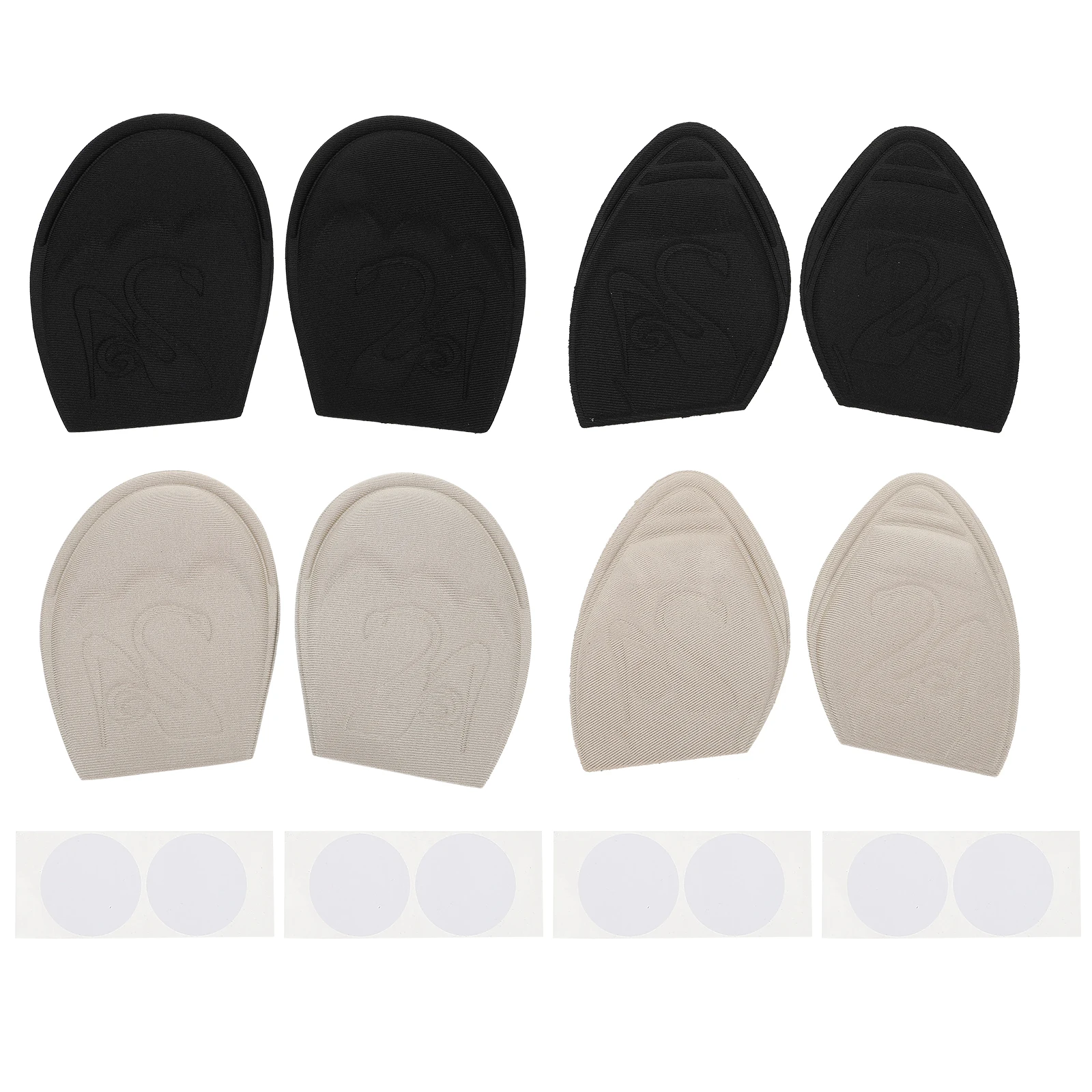 

4pcs Forefoot Pads Antiskid Shoe Insoles High Heel Cushion Durable Reusable Breathable Foot Pads For Men Women