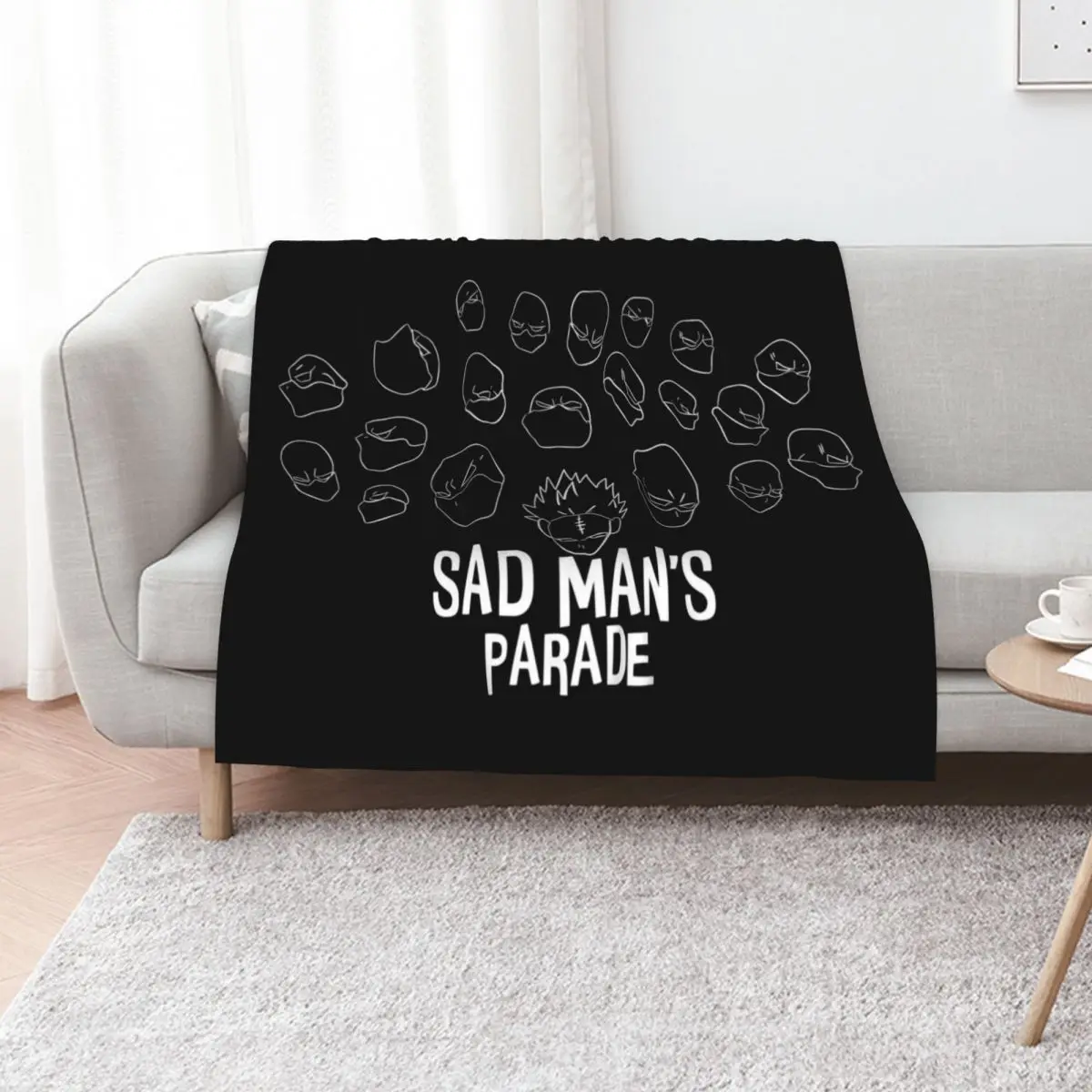 

mha jin bubaigawara twice quirk skill sad man's parade - season 5 episode 22 - black Throw Blanket Summer Beddings Blankets