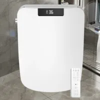 Auto Open Square Smart Toilet Cover Electronic LCD Display Bidet Intelligent Heating Seat Wc
