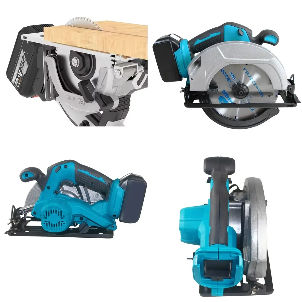 

Портативная бесщеточная дисковая пила 21В для резки плитки, кирпича, дерева, ручная, для дома, мастерской, строительства