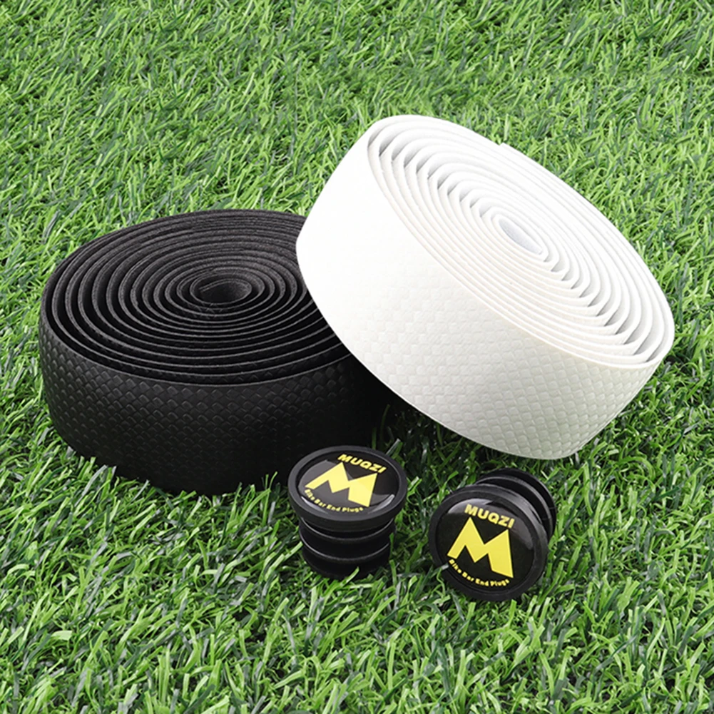 

Лента для руля MUQZI PU EVA: противоскользящая, амортизирующая, для шоссейных велосипедов, впитывающая пот, быстросохнущая, улучшает сцепление с рулем.