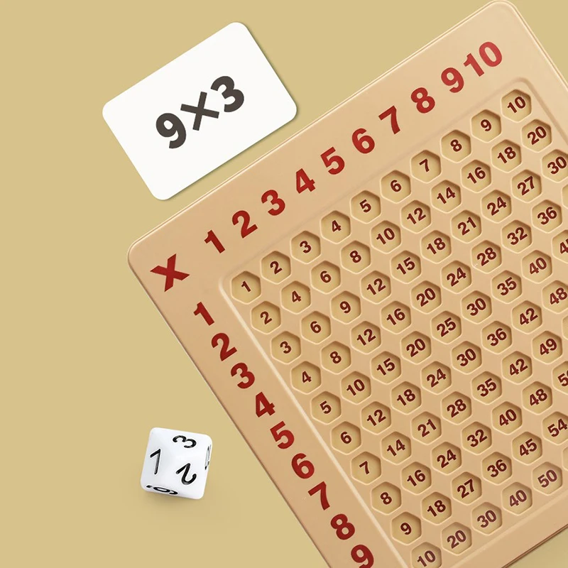 Jogo De Tabuleiro De Multiplicação De Madeira Para Crianças, Aprendendo Brinquedos Educativos, Contagem Matemática, Cem Tabuleiro, Jogo De Pensamento Interativo