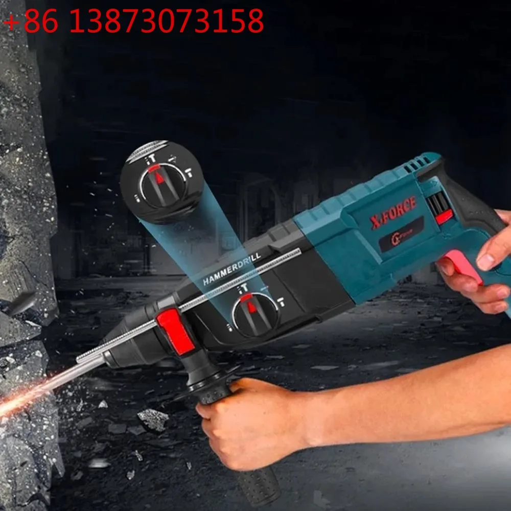220V 26MM Rotary Hammer 820W Power Electric Hammers SDS Plus Chuck 4 Functions Drill Hammer Machine Rotomartillo