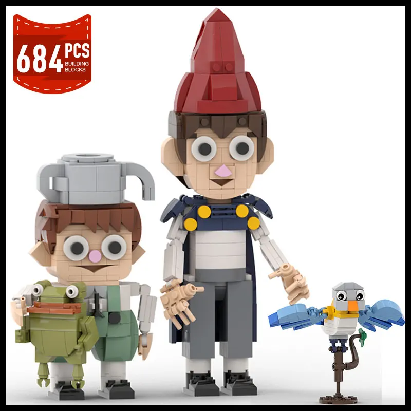 MOC Over The Garden Walled Action Figures Wirt Greg Beatrice Frog Halloween Adventured Building Blocks Ideas Set Brick Toys Gift