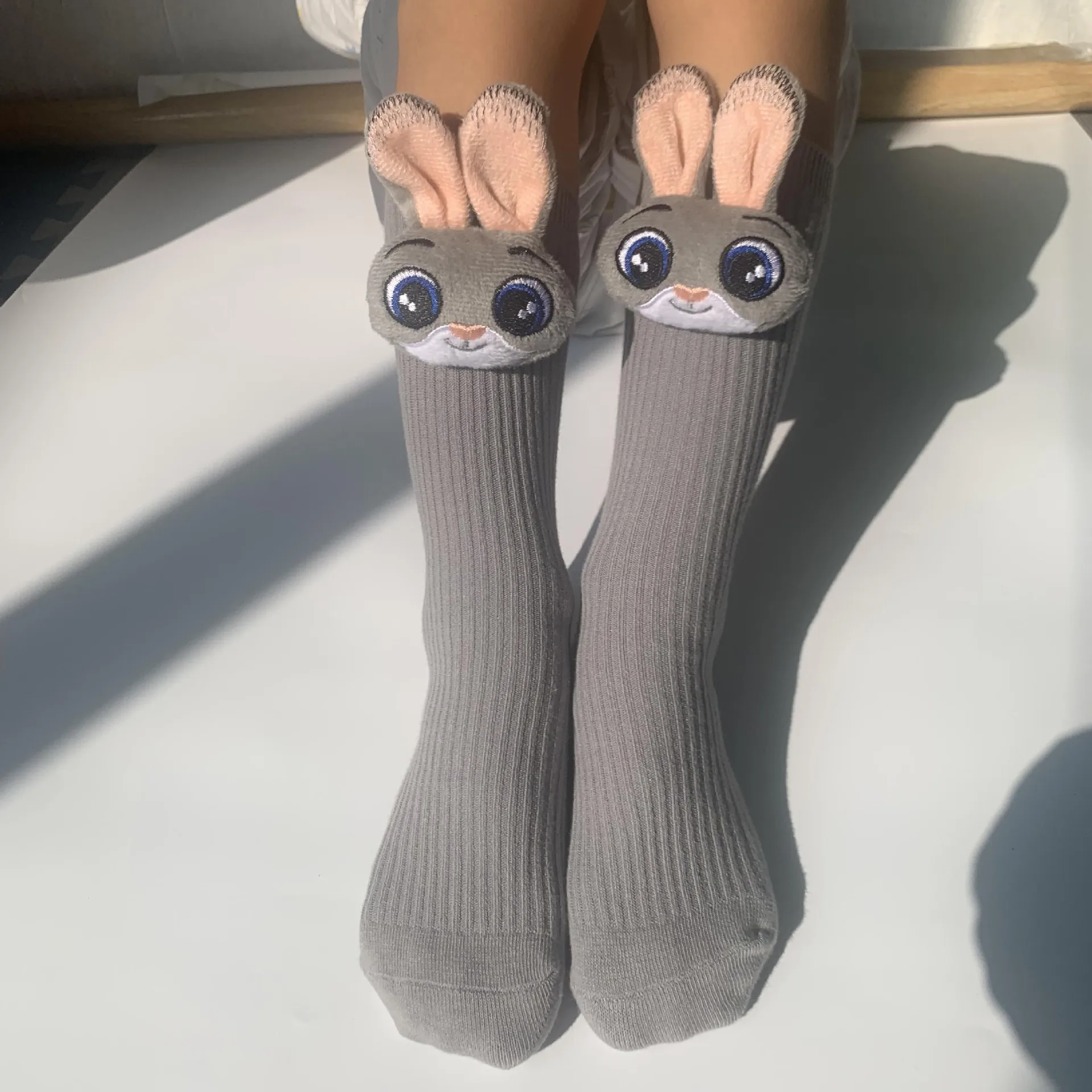 

Kawaii Disney Judy Hopps Kids Socks Cute Mid-Calf Socks For Boys And Girls Child's Leg Socks Super Cute Girl Gift