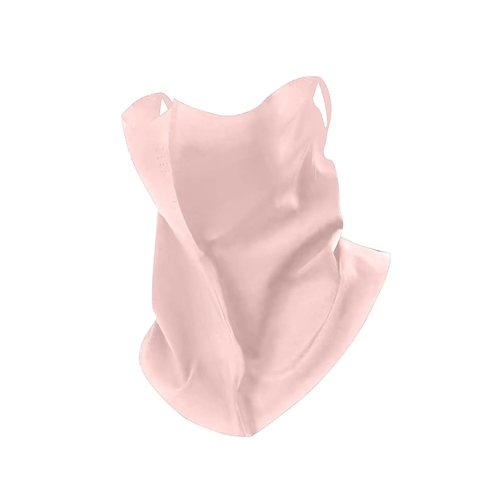 Máscara facial de protección solar de verano, pasamontañas transpirable de seda de hielo para el cuello para mujeres, senderismo, pesca, uso al aire libre