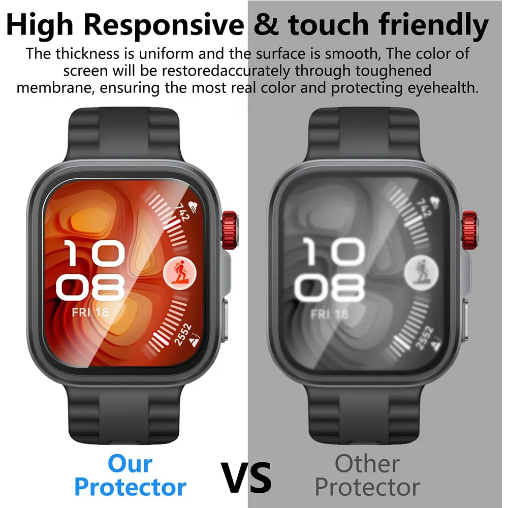 3pcs Hydrogel Films for Huawei Watch Fit 2/Fit 4/Fit4 Pro Smartwatch Coverage Protection Film Screen Protector Guard Accessories