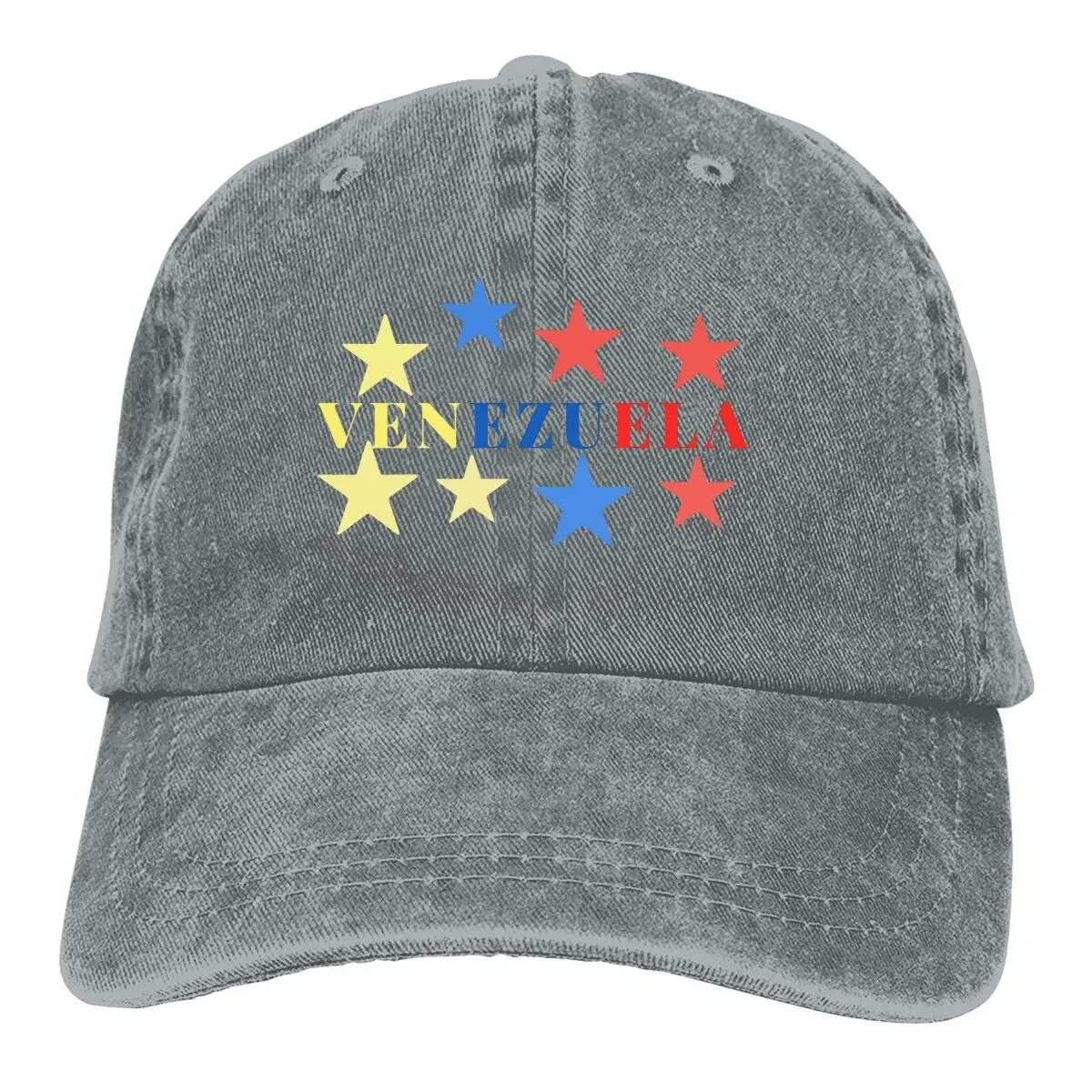 Venezuela Flag Multicolor Hat Peaked Women\'s Cap Star Personalized Visor Protection Hats