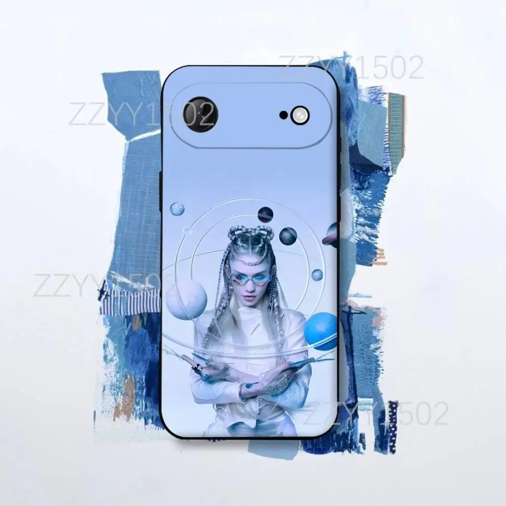 حافظة هاتف G-Grimes I Wanna Be Software لهاتف iPhone 17,16,15,14,13,12,Pro,Max,Plus,E,SE4,Air,Mini Black Funda Shell