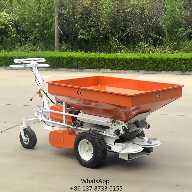 Wholesale Self-propelled Fertilizer Spreader Agricultural Large-scale Spreader Double Disc Spreader