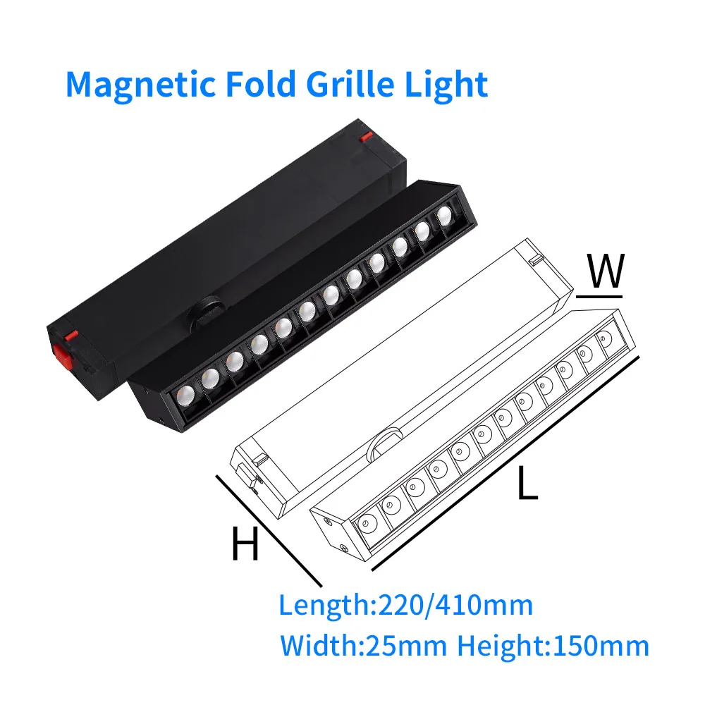 Lighting Tracks DC90-265V Magnetic Track Light LED System Intelligent APP Dimming TUYA Remote Control Track Light