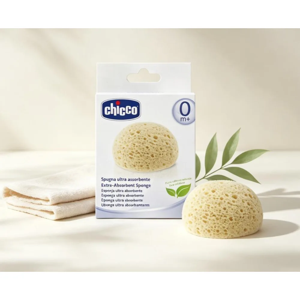 Soft Light‑Weight Newborn Bath Sponge 0m+ Highly Absorbent Infant Shower Sponge Comfort Baby Bathroom Accessories