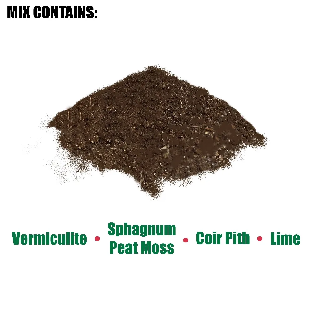 Organic Seed Starting Potting Soil Mix for Planting Vegetables Herbs Flowers Seedlings 12 Quarts Natural Garden Soil view 4