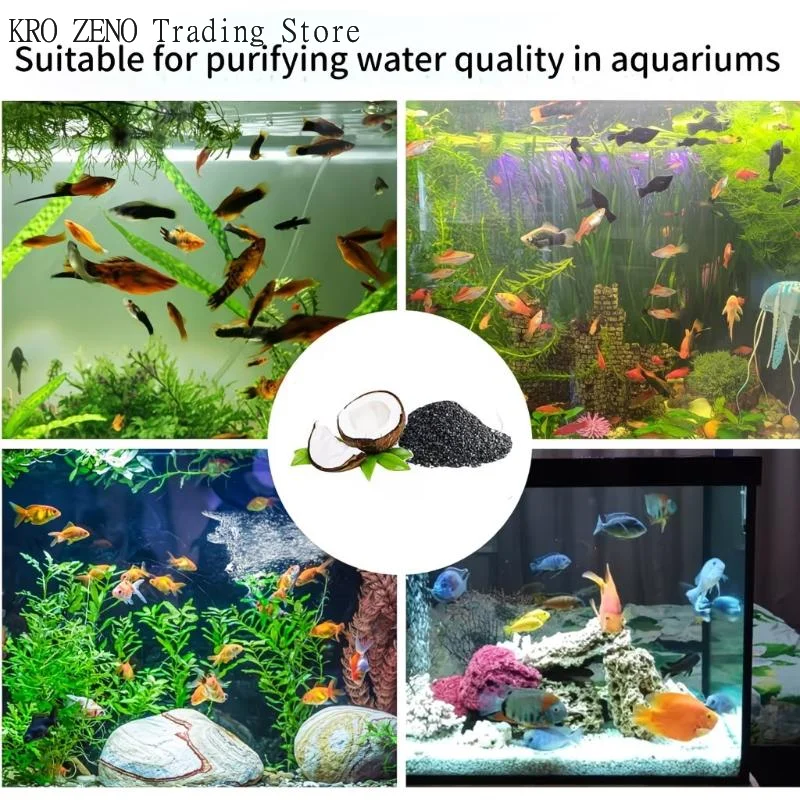 10/20/40pcs Aquarium Activated Carbon Bags Fish Tank Filter Activated Carbon Bags Filter Media Water Purifying Removes Odor