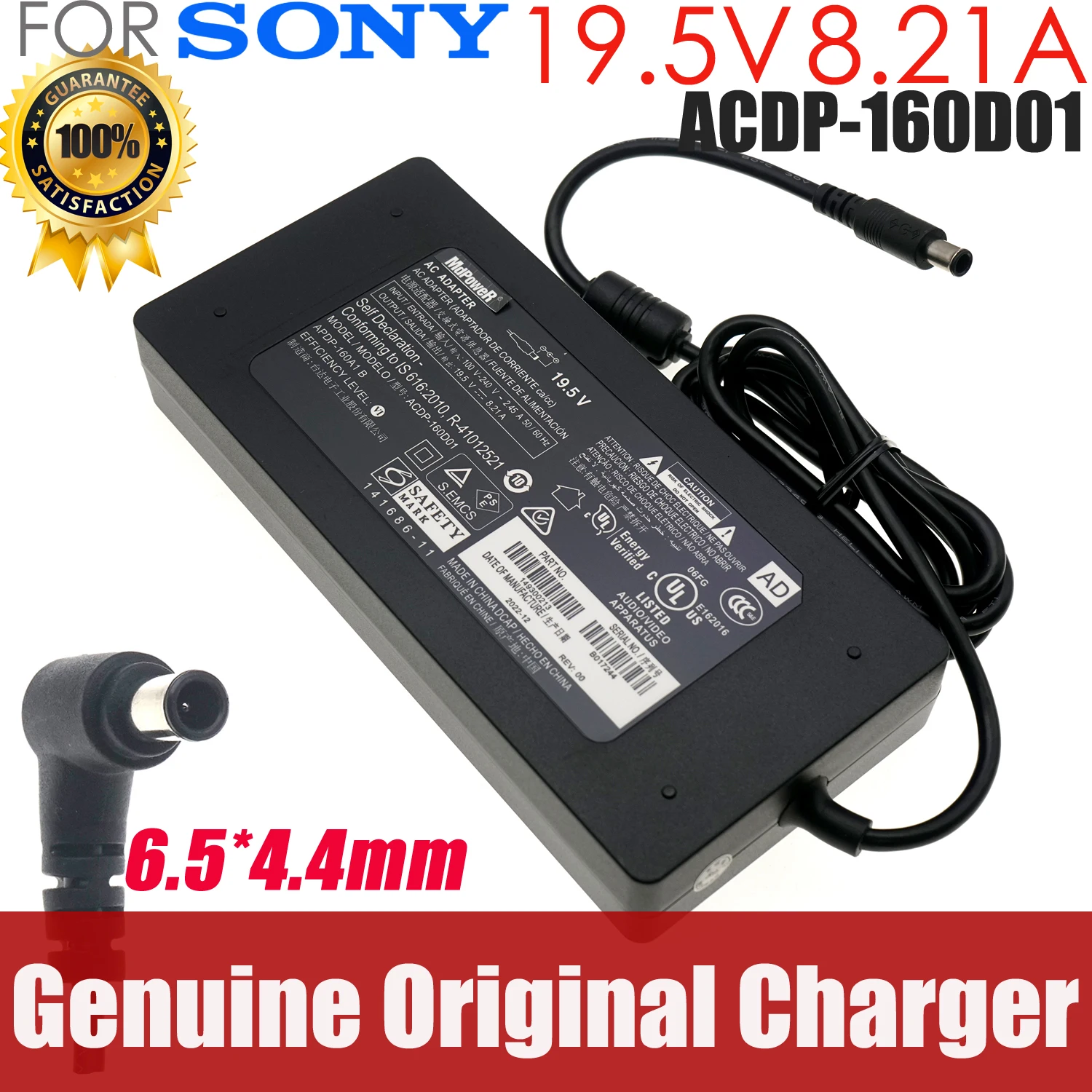 

Original ACDP-160D02 for Sony KD-55X850 KD-55XD8505 TV Power Supply 19.5V 8.21A 160W AC Adapter Charger
