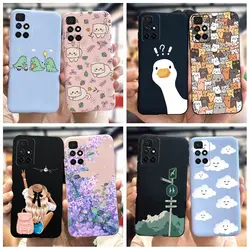 For Funda Xiaomi Redmi 10 2022 Case Cute Duck Cat Candy Painted Silicon Cover For Xiomi Redmi 10 Prime Bumper Redmi10 Coque 6.5
