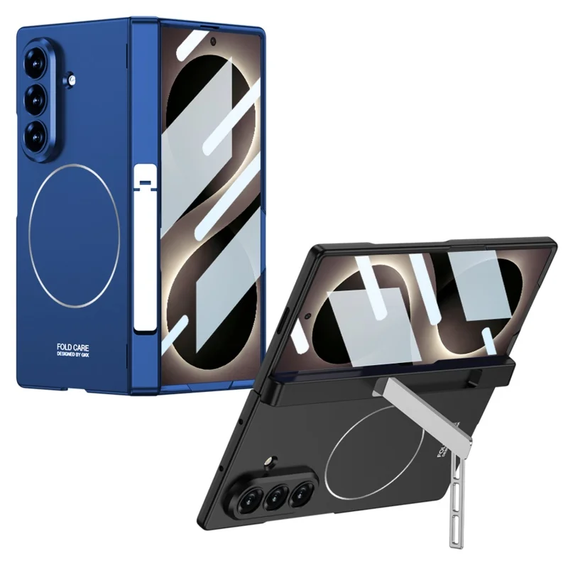 Strap Phone Holder Casing For Samsung Galaxy Z Fold 8 Ultra Case Metal Feel For Magsafe Protection With Film Mobile Phone Cover