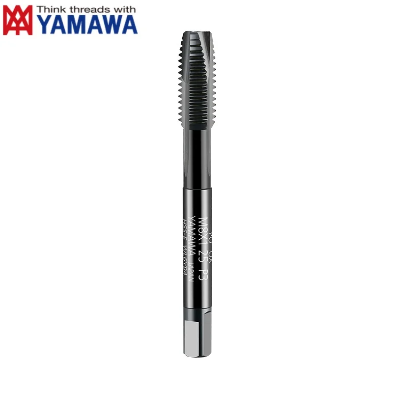 YAMAWA PO-OX INOX HSSE Standard Fine Spiral Pointed Taps M1M2M3M4M5M6M7M8M10M11M12M14M16M18M20M22M24 Thread Taps For Steel 1pcs