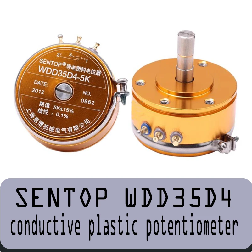 

Original imported SENTOP conductive plastic potentiometer WDD35D4-1K 2K 5K 10K linear 0.1%