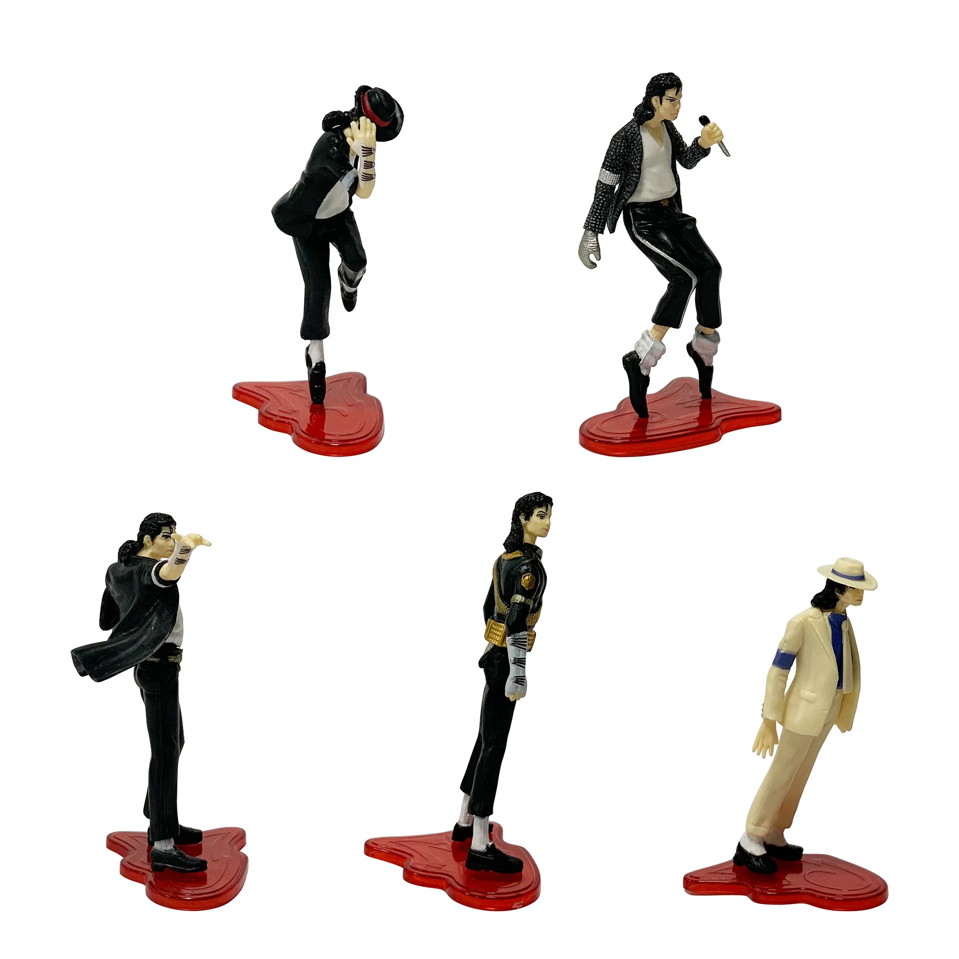 MJ Space Step Mickey Chu Classic Action Figure Tabletop Decoration Item Michael Jackson Figurine Model Toy view 5
