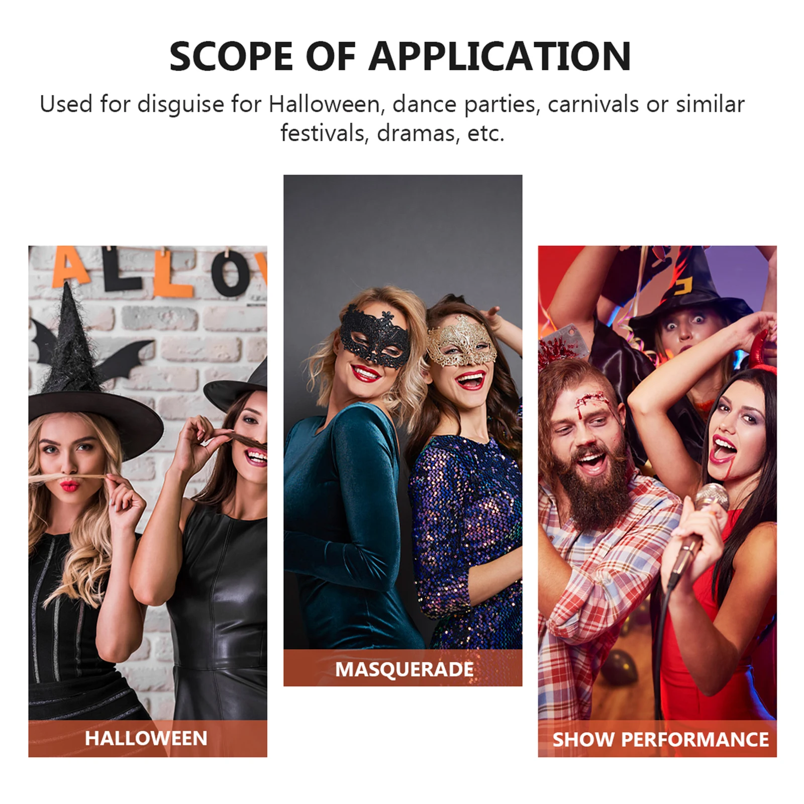 Maschera con teschio in lattice Costume horror di Halloween Accessorio Costumi Cosplay Orribili e divertenti