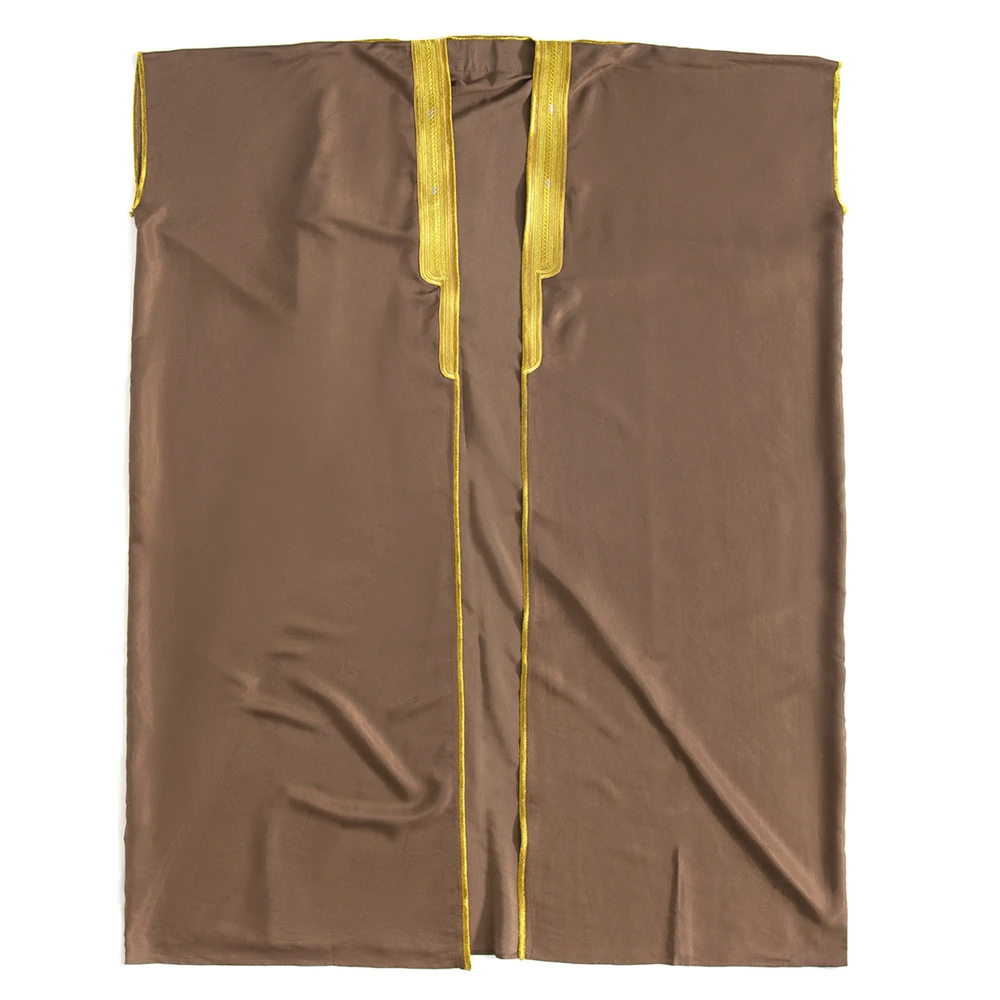 Abito tradizionale da uomo Abito musulmano Kimono Dishdasha Marocco Islamico Dubai Abaya saudita Preghiera Abaya Caftano Ramadan Jubba Thobe