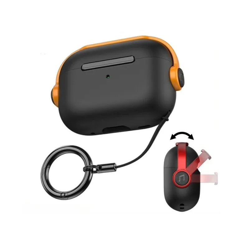 

Protective Case For AirPods1/2/3/4 / Pro 2 /Pro - Wireless Bluetooth Earphone Cover with Phone Holder