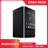 Original BlackBerry KEY2 4G Mobile Phone NFC 4.5'' 6GB RAM 64/128GB ROM Core QWERTY Keyboard Snapdragon 660 Octa-Core SmartPhone
