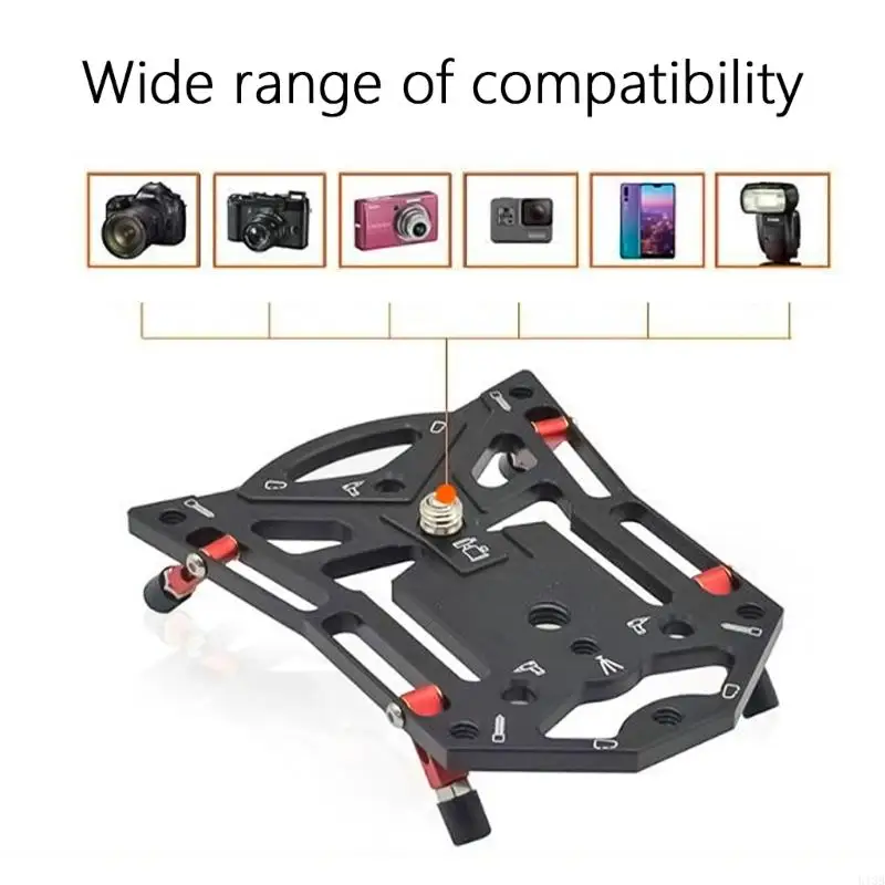 u13b الكاميرا Quick Phrefit Laiter System QUR لوحة QR الكاميرا ترايبود محول Monopod Monopod DSLR إكسسوارات